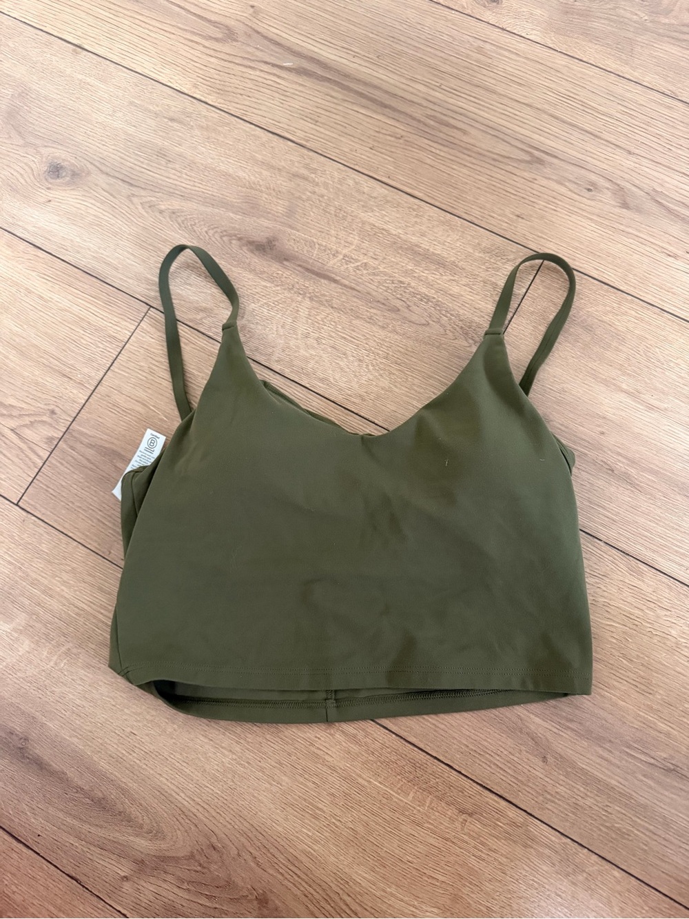 Athleta Olive Green Cropped Camisole